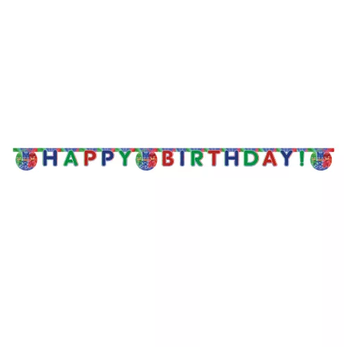 Pizsihősök Trio Happy Birthday felirat 200 cm