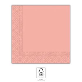 Rózsaszín Unicolour Pink szalvéta 20 db-os 33x33 cm FSC