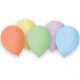 Színes Pastel léggömb, lufi 12 db-os