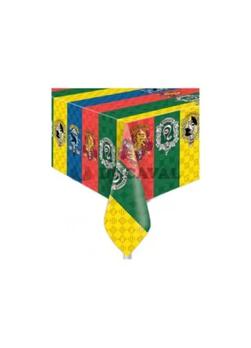 Harry Potter Hogwarts Houses papír asztalterítő 120x180 cm FSC