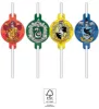 Harry Potter Hogwarts Houses papír szívószál 4 db-os szett FSC