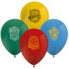 Harry Potter Hogwarts Houses léggömb, lufi 8 db-os