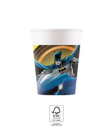 Batman Rogue Rage papír pohár 8 db-os 200 ml FSC