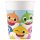 Baby Shark Fun in the Sun papír pohár 8 db-os 200 ml FSC