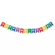 Happy Birthday Multicolor papír felirat 2,3 m