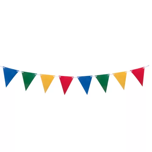 Színes Multicolor zászlófüzér FSC 2,3 m