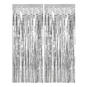 Ezüst Silver ajtónyílásba való függöny 2 m