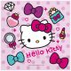 Hello Kitty Fashion szalvéta 20 db-os 33x33 cm