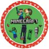 Minecraft Green papírtányér 8 db-os 23 cm FSC