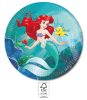 Disney Hercegnők Ariel Curious papírtányér 8 db-os 23 cm FSC