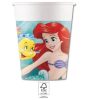 Disney Hercegnők Ariel Curious papír pohár 8 db-os 200 ml FSC
