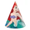 Disney Hercegnők, Ariel Curious Parti kalap, csákó 6 db-os FSC