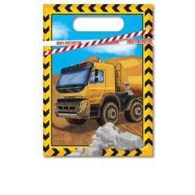   Építkezés Grabber ajándéktasak, ajándékzacskó 6 db-os