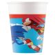 Sonic a sündisznó Sega papír pohár 8 db-os 200 ml FSC
