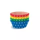 Színes Dots mini muffin papír 40 db-os