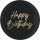 Happy Birthday Elegant papírtányér 8 db-os 23 cm FSC
