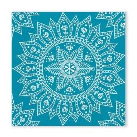 Mandala Petrol White szalvéta 20 db-os, 33x33 cm FSC