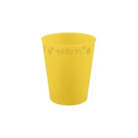 Sárga Yellow micro prémium műanyag pohár 250 ml
