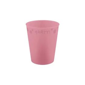   Rózsaszín Pastel Pink micro prémium műanyag pohár 250 ml