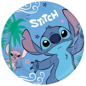   Disney Lilo és Stitch, A csillagkutya Angel papírtányér 8 db-os 23 cm FSC