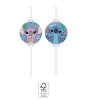 Disney Lilo és Stitch, A csillagkutya Angel papír szívószál, 4 db-os szett FSC