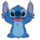 Disney Lilo és Stitch, A csillagkutya Shaped fólia lufi 76x88 cm