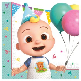 CoComelon Birthday szalvéta 20 db-os 33x33 cm FSC