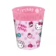 Hello Kitty Fashion micro prémium műanyag pohár szett 4 db-os 250 ml