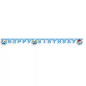 Hupikék törpikék Joyful Happy Birthday felirat 200 cm FSC