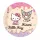Hello Kitty Kuromi papírtányér 8 db-os 23 cm FSC