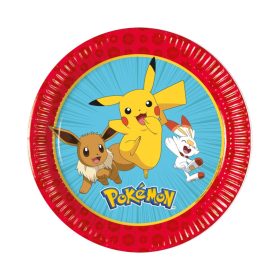Pokémon Next Generation papírtányér 8 db-os 20 cm FSC