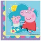 Peppa malac With Love szalvéta 20 db-os 33x33 cm FSC
