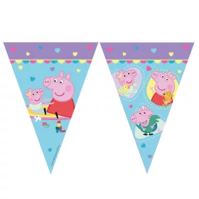Peppa malac With Love zászlófüzér 2,3 m FSC