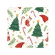 Karácsonyi Ornaments szalvéta 20 db-os 33x33 cm