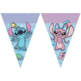   Disney Lilo és Stitch, A csillagkutya Angel Cute zászlófüzér 2,3 m FSC