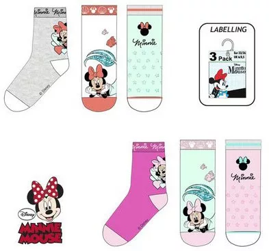 Disney Minnie Mermaid gyerek zokni 23-34
