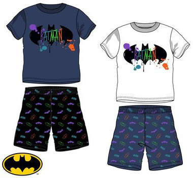 Batman Graffiti gyerek rövid pizsama 3 - 8 év / 98 - 128 cm
