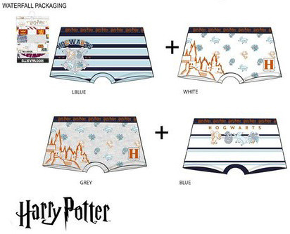 Harry Potter Castle gyerek boxeralsó 2 darab/csomag 6 - 12 év / 116 - 152 cm