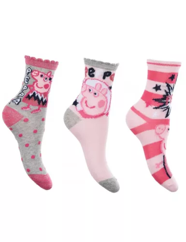 Peppa malac Sparkle Steps gyerek zokni  23-34