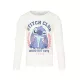 Disney Lilo és Stitch, A csillagkutya Weird White gyerek hosszú póló, felső 3 - 8 év / 98 - 128 cm