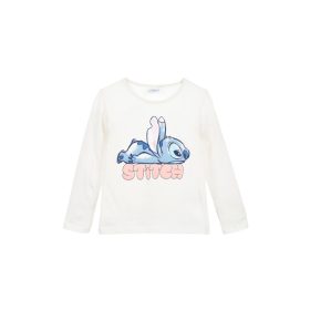   Disney Lilo és Stitch, A csillagkutya Chill White gyerek hosszú póló, felső 3 - 8 év / 98 - 128 cm