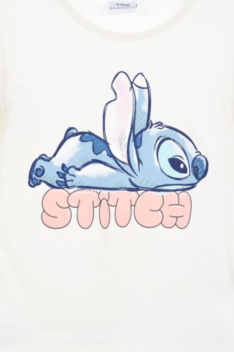 Disney Lilo és Stitch, A csillagkutya Chill White gyerek hosszú póló, felső 3 - 8 év / 98 - 128 cm