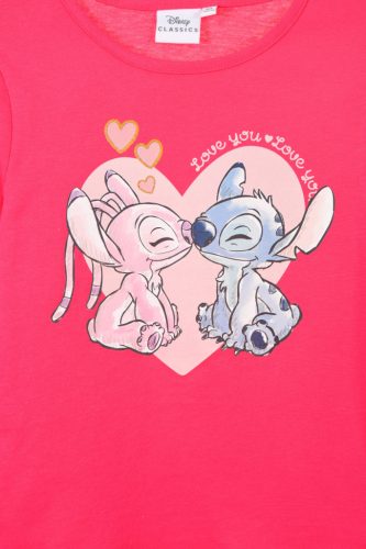 Disney Lilo és Stitch, A csillagkutya Love gyerek hosszú póló, felső 3 - 8 év / 98 - 128 cm
