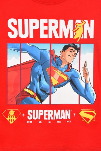 Superman Red gyerek hosszú póló, felső 4 - 10 év / 104 - 140 cm