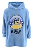 Bluey Stars belebújós plüss polár takaró, poncsó 3/5 év