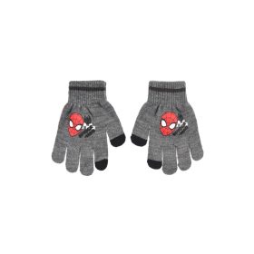 Pókember Grey érintőképernyős gyerek kesztyű