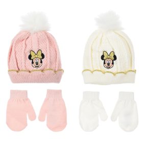 Disney Minnie Smile baba sapka + kesztyű szett 48-50 cm