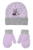 Disney Minnie Dots baba sapka + kesztyű szett 48-50 cm