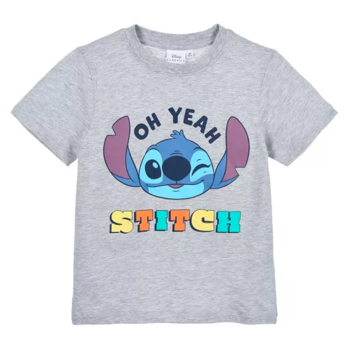 Disney Lilo és Stitch, A csillagkutya Oh Yeah gyerek rövid póló, felső 4 - 10 év / 104 - 140 cm