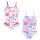Disney Marie cica Flowers gyerek fürdőruha, úszó 3 - 6 év / 98 - 116 cm